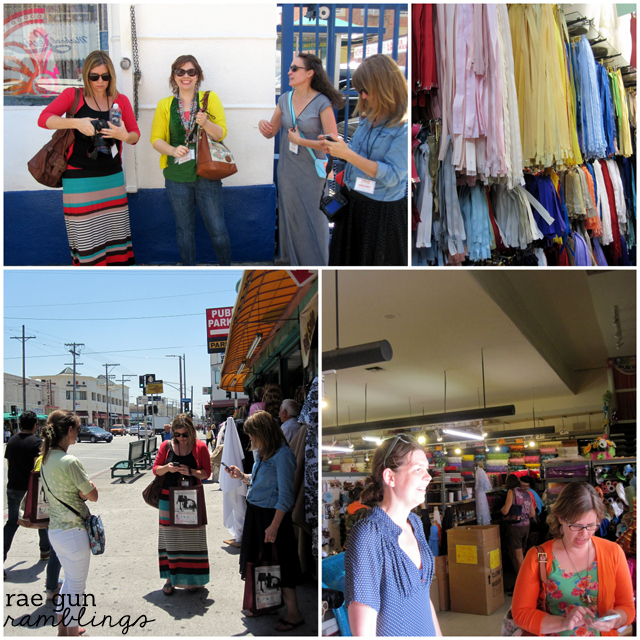 fabric shopping in la - rae gun ramblings