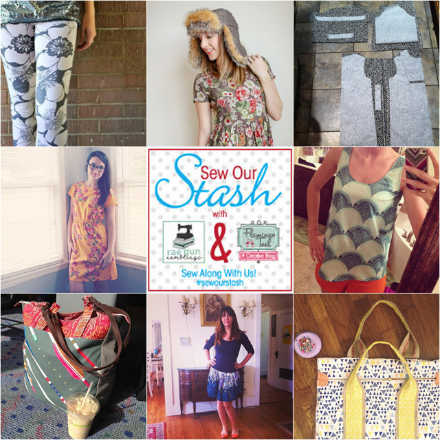 Show of your selfish sewing with Flaminigo Toes and Rae Gun Ramblings tag your pictures with #sewourstash