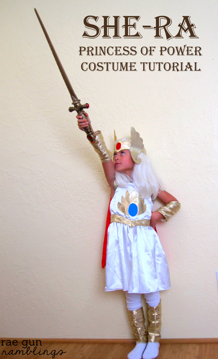 How to make your own She-Ra Princess of Power #halloween #costume - Rae Gun Ramblings