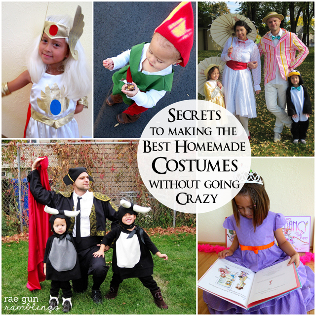 Super great list of awesome tips for homemade Halloween Costumes - Rae Gun Ramblings