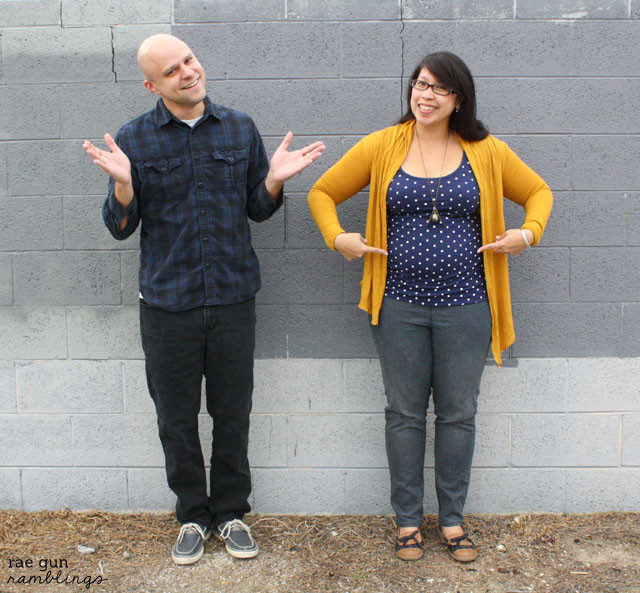 Fun baby pregnancy announcement idea - Rae Gun Ramblings