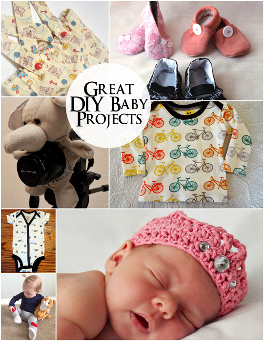 A bunch of cute DIY baby ideas and tutorials