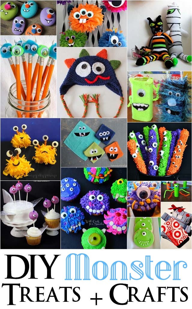 Tons of great DIY Monster party foods, crafts and kid activities - Rae Gun Ramblings