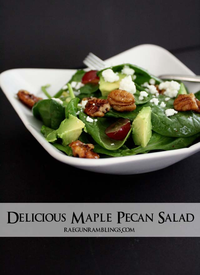 Maple Pecan Salad Recipe - Rae Gun Ramblings