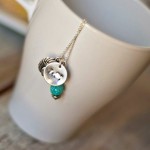 HARRY POTTER stamped necklace crop