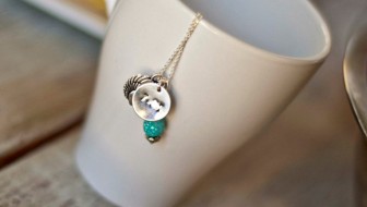 HARRY POTTER stamped necklace crop