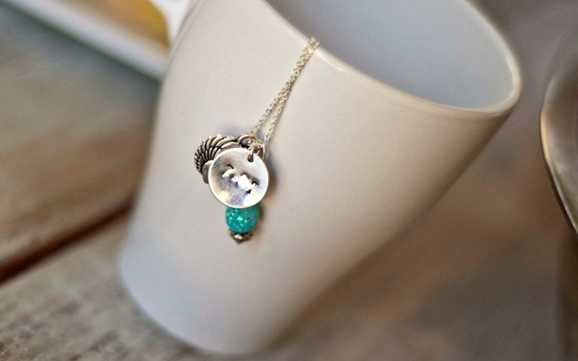 HARRY POTTER stamped necklace crop