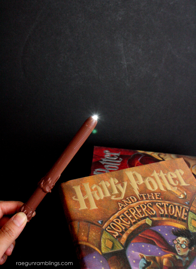 DIY Lumos Harry Potter Wand. Quick tutorial for a wand that really lights up. Rae Gun Ramblings
