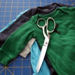 How to alter kids clothing. Easy tutorial for shortening and hemming sleeves for a professional finished look - Rae Gun Ramblings