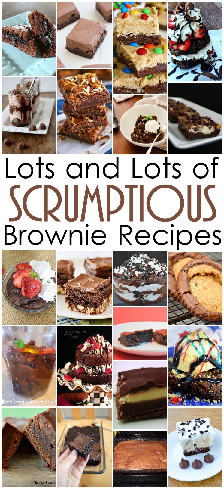 Tons of easy and delicious brownie dessert recipes. All these brownies look so good.