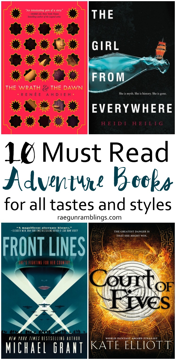 These all look good and I love how diverse a selection of adventure books this is. Something for every mood and reader.