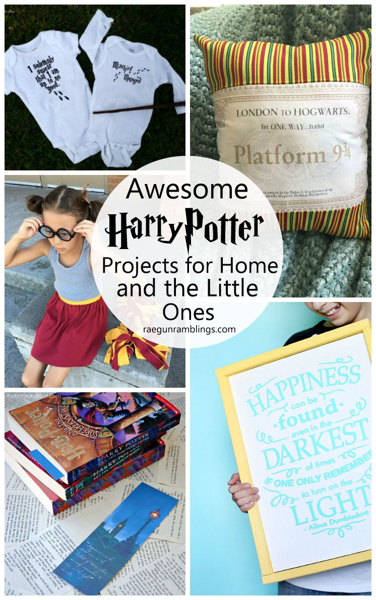 SO many fun harry potter items to make for the home and kids