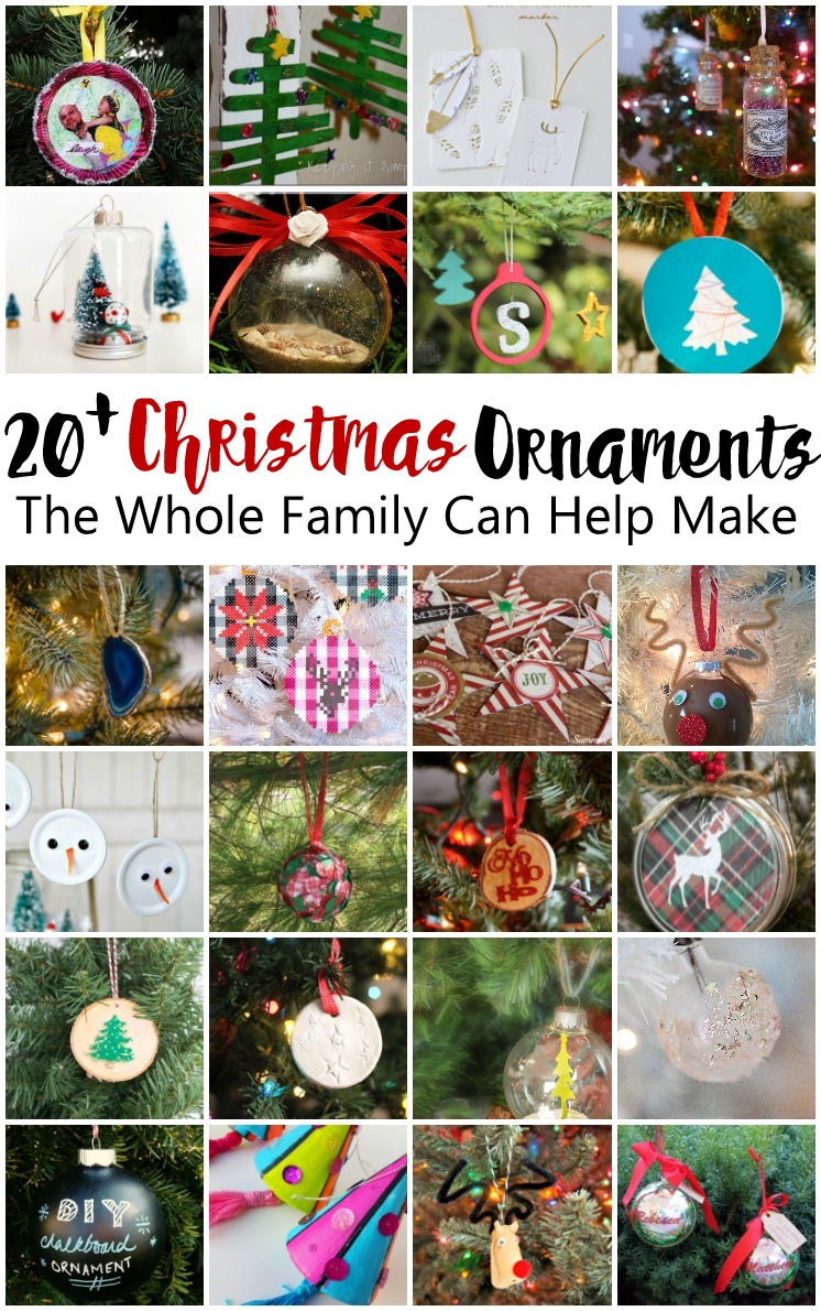 Great list of Christmas ornament tutorials. Tons of DIY christmas ornaments that would be great for kid activities too.