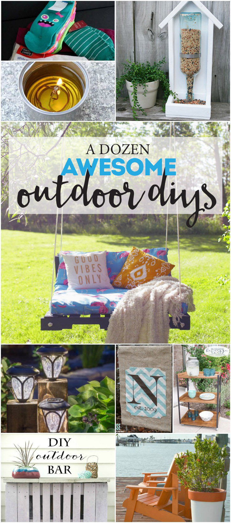 Outdoor-DIY-Projects perfect for spring and summer