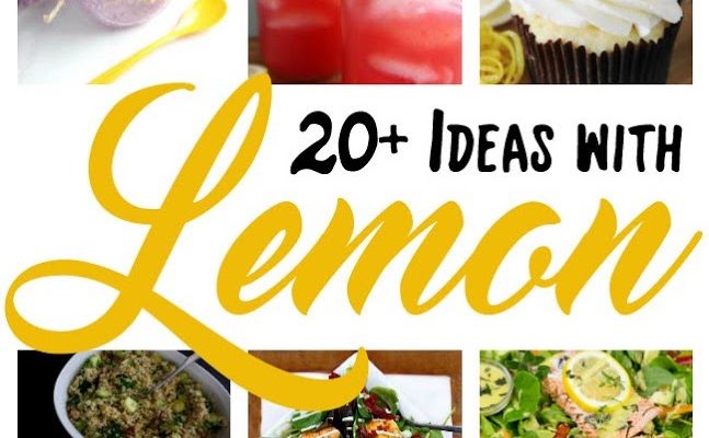 Over 20 Lemon Recipes DIY Crafts and Block Party