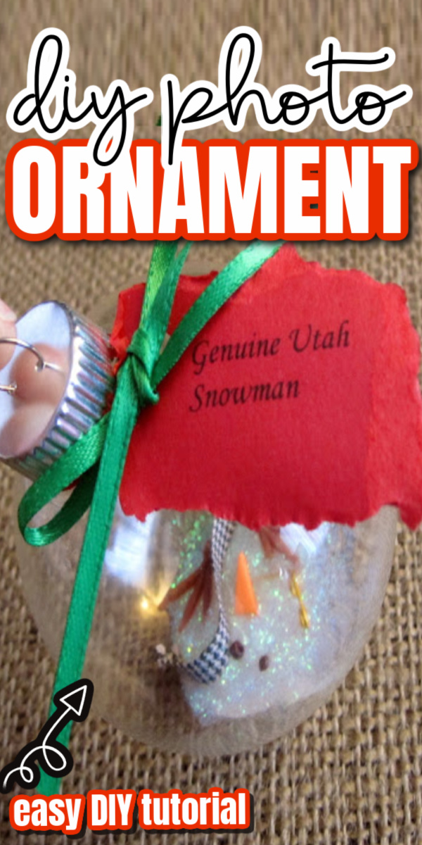 genuine utah melted snowman ornament