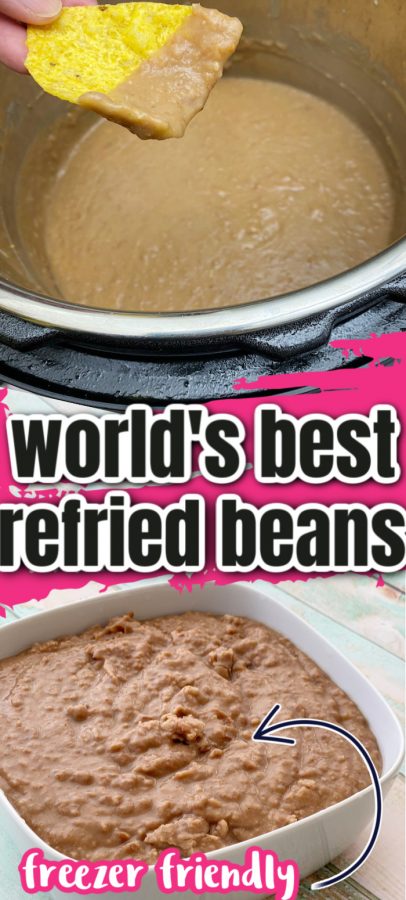 freezer friendly instant pot refried beans recipe