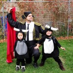 baby bull and matador DIY costumes