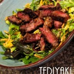 super yummy and healthy teriyaki steak and mango salad. love this for dinner