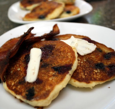 Blueberry Cheese Buttermilk Pancake