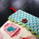 iphone or ipod travel case. fun diy sewing tutorial you can make with fabric scraps