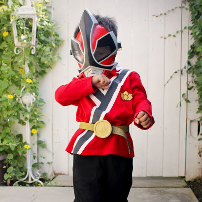 DIY red ranger costume tutorial