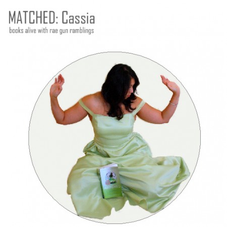 Matched dress. Fun DIY book inspired Cassia costume