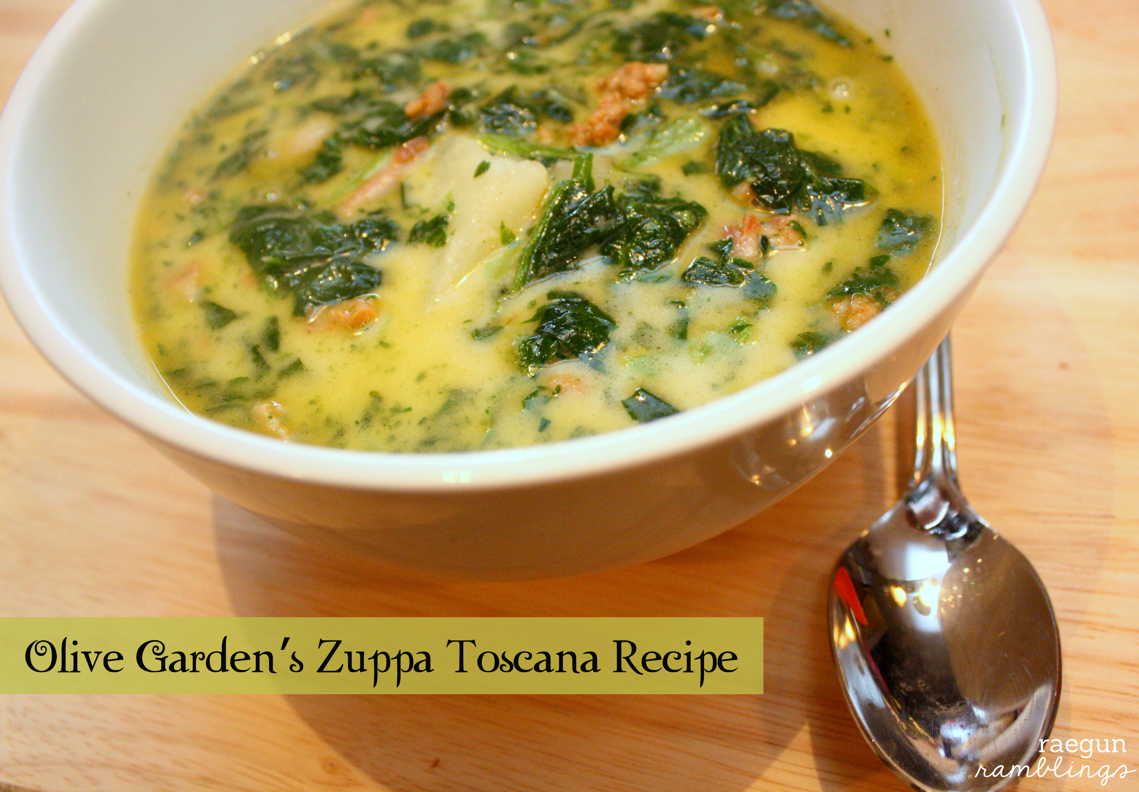 Recipe Olive Garden Zuppa Toscana Rae Gun Ramblings