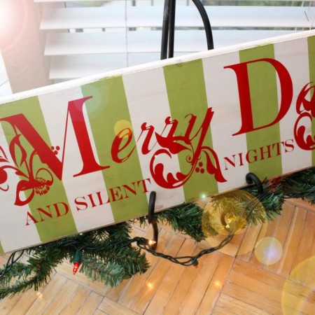 Merry Christmas Sign