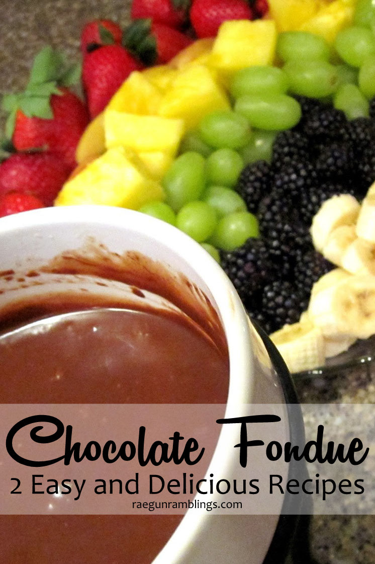 Super good. Tried one of these recipes tonight can't wait to try the other. Easy chocolate fondue. Yummy and easy dessert idea.