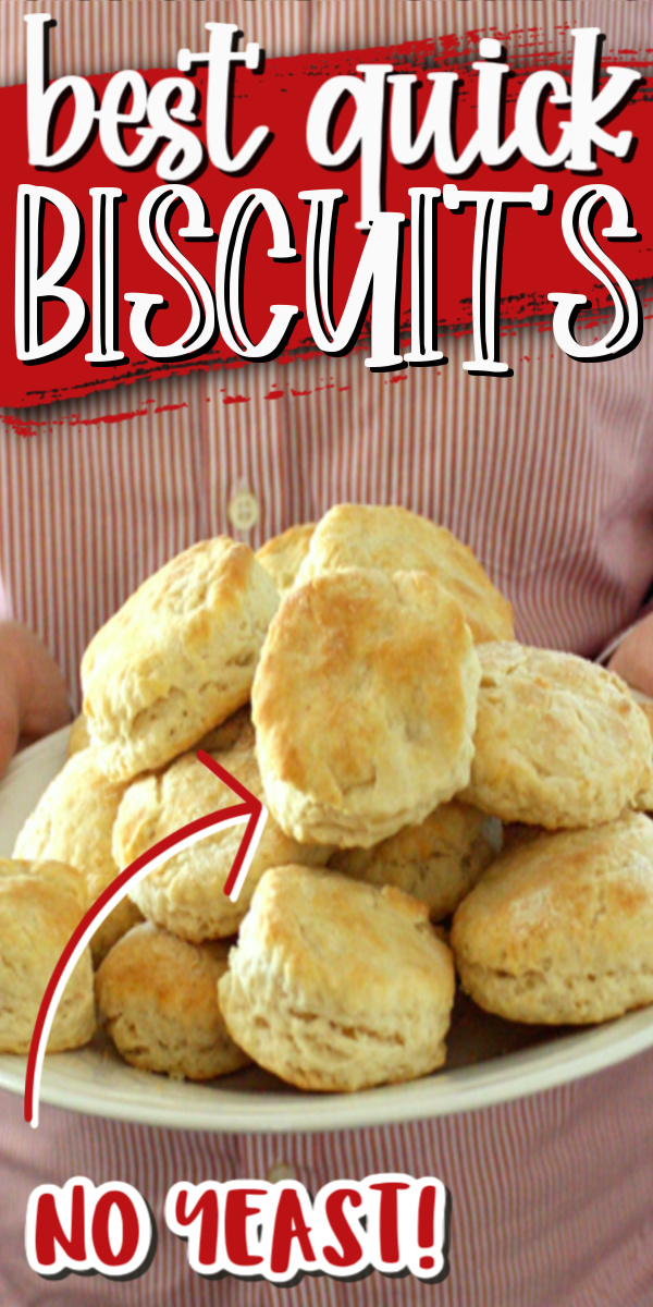 best quick biscuits recipe no yeast needed!