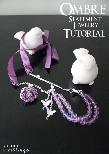 DIY statement jewelry tutorial at Rae Gun Ramblings