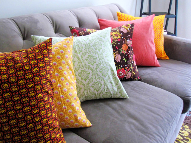 fast and easy envelope pillow case tutorial