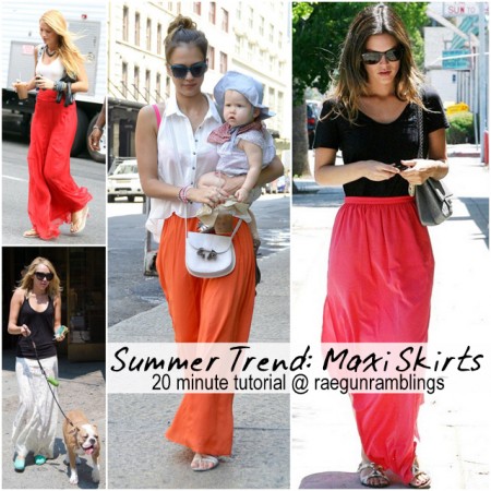 20 Minute Maxi Skirt Tutorial at Rae Gun Ramblings