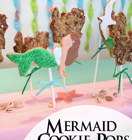 How to make cute Mermaid cookie pops - Rae Gun Ramblings