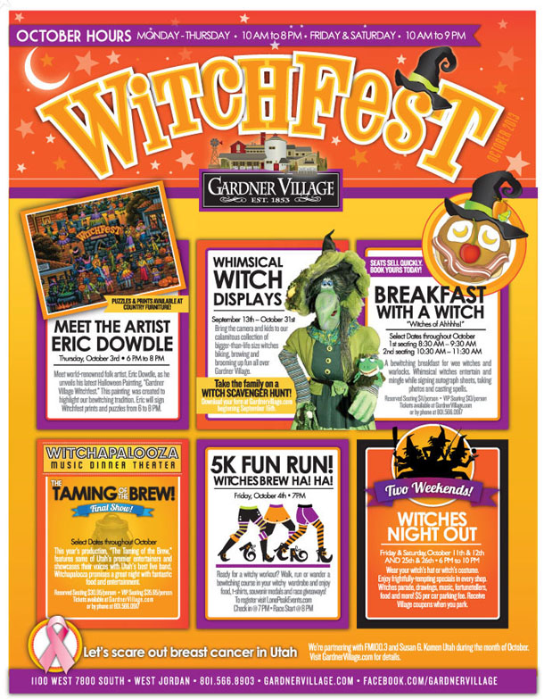 Gardner Village Witch Fest Schedule