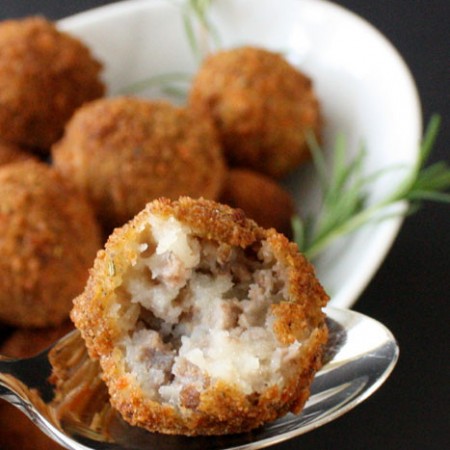 Delicious Cheesey Potato and Meat Croquettes great for afterschool snacks or dinner parties - Rae Gun Ramblings #shop #FreshTake #recipe #potato