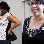 Maternity friendly sewing patters Casual Lady from Go To Patterns and the Rose Tee from Blank Slate Patterns - Rae Gun Ramblings