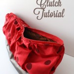 Gathered Clutch Tutorial. Easily customizable and a great gift idea. Rae Gun Ramblings