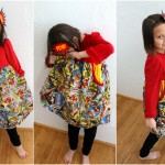 Great girl's sewing patter and Super Hero Comic book headband tutorial - Rae Gun Ramblings