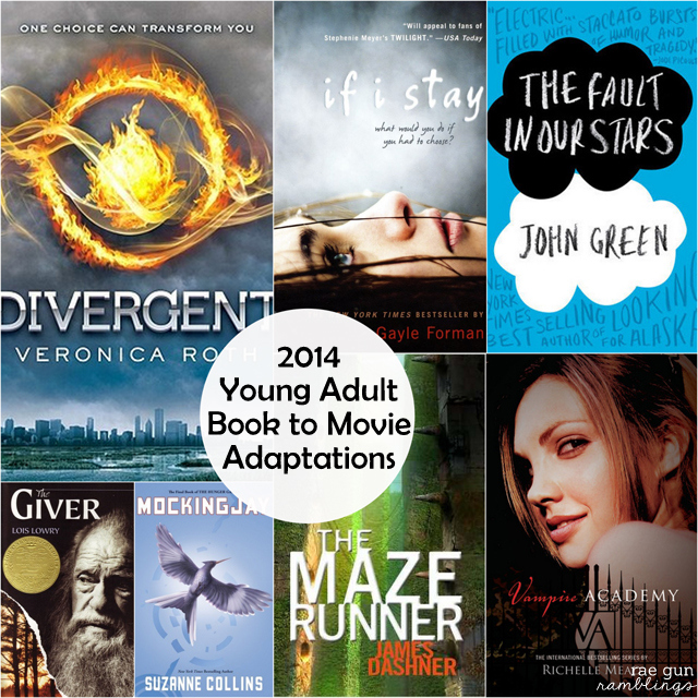 7 YA Books to Movie Adaptations in 2014 - Rae Gun Ramblings