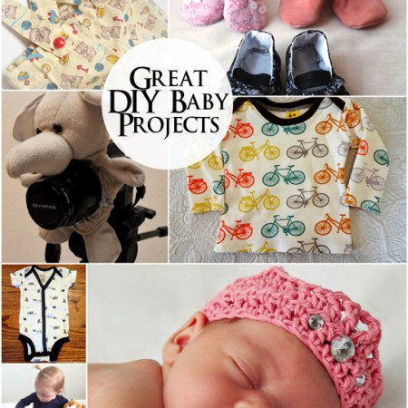 A bunch of cute DIY baby ideas and tutorials