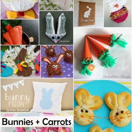 Darling and delicious bunny and carrot projects just in time for Easter and Spring - Rae Gun Ramblings