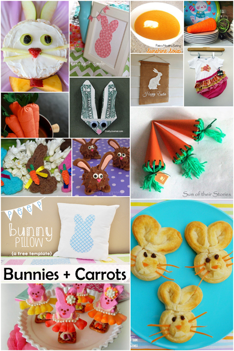 Darling and delicious bunny and carrot projects just in time for Easter and Spring - Rae Gun Ramblings