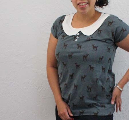 Free pattern Easy Tee with Peter Pan option - Rae Gun Ramblings