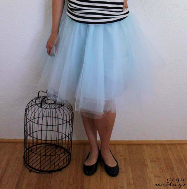 quick tulle skirt