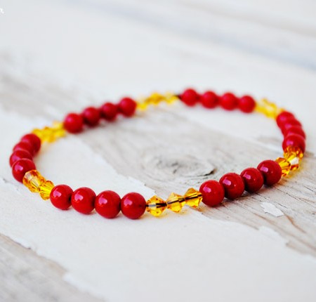 Gryffindor-Inspired-Bracelet-at-thebensonstreet.com_