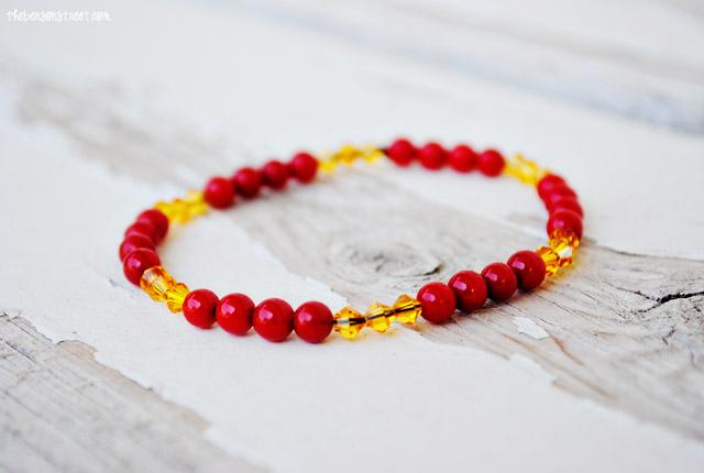 Gryffindor-Inspired-Bracelet-at-thebensonstreet.com_