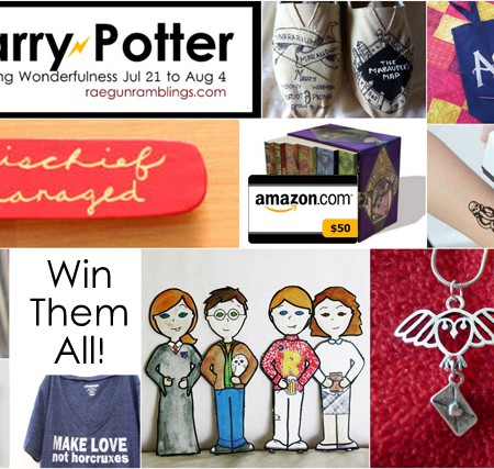 Love Harry Potter? Check out some great Potter DIYs, recipes, book reviews and giveaways at Rae Gun Ramblings