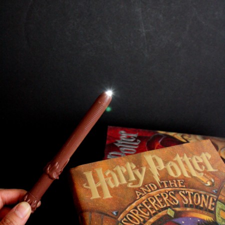 DIY Lumos Harry Potter Wand. Quick tutorial for a wand that really lights up. Rae Gun Ramblings